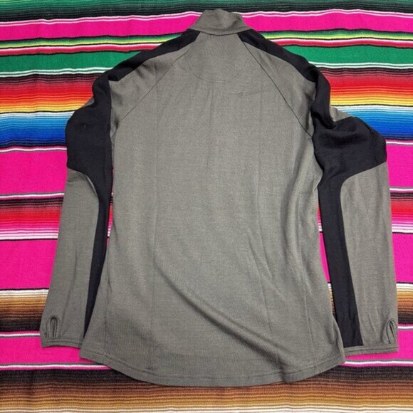 Icebreaker Shirt Mens Small GT 260 Lightweight Baselayer Merino Wool Thumb Holes - Picture 3 of 9